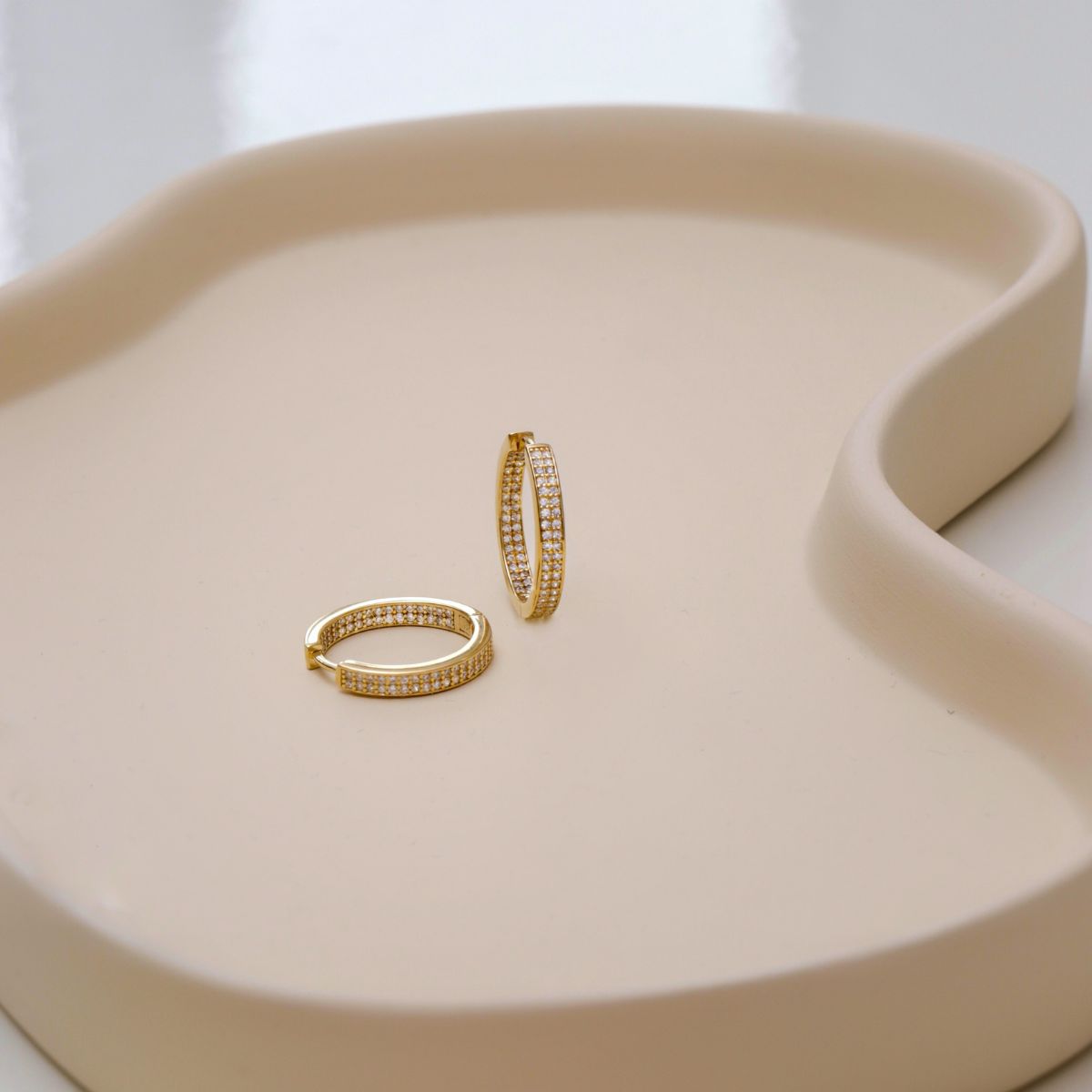 Thalina Creolen Gold