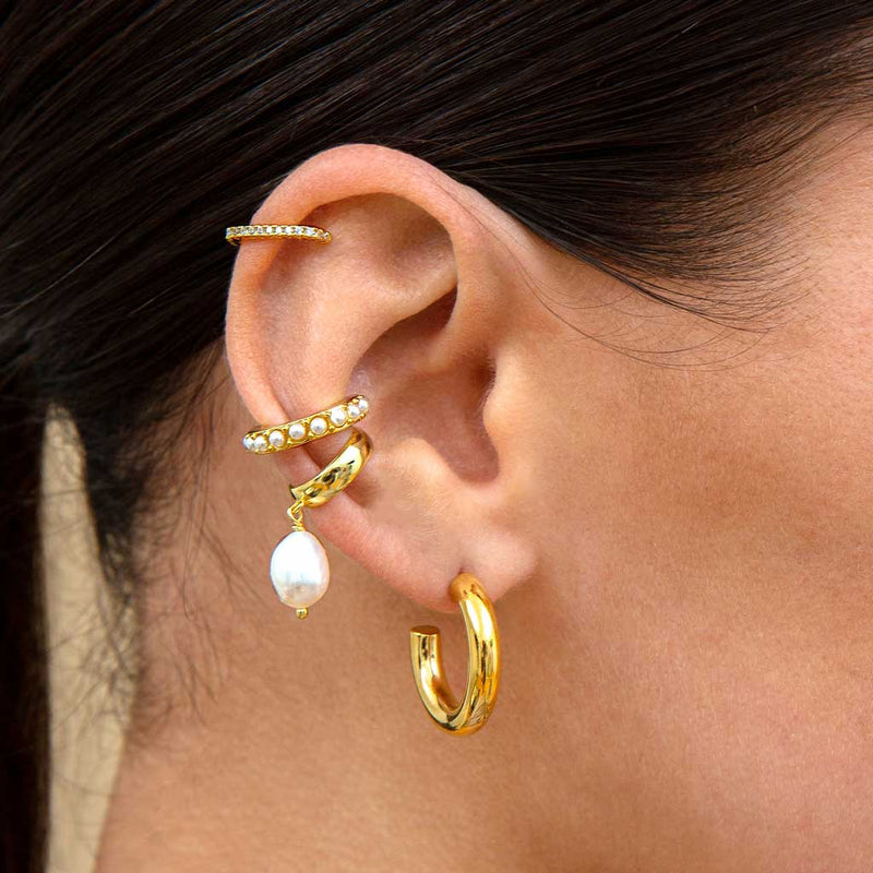 Claire Earcuff Gold
